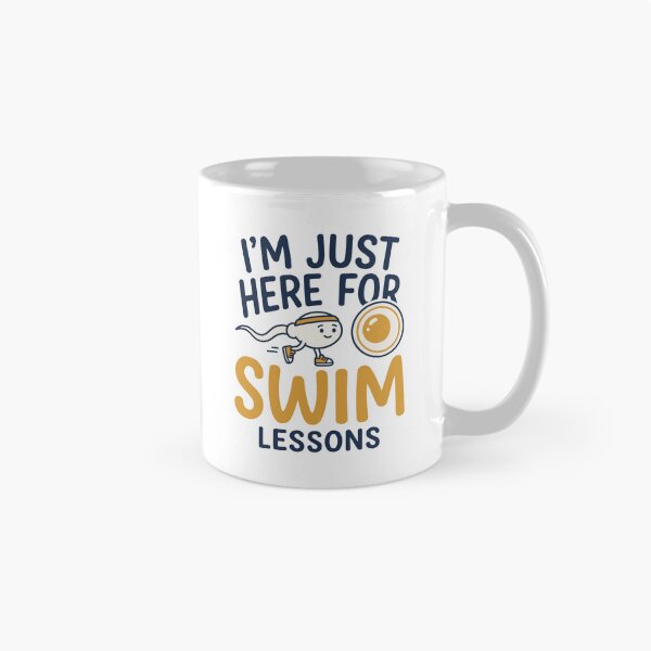 Item preview, I'm Just Here For Swim Lessons designed and sold by Amir Faysal.
