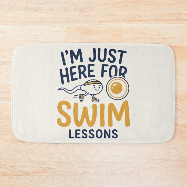 Item preview, I'm Just Here For Swim Lessons designed and sold by Amir Faysal.