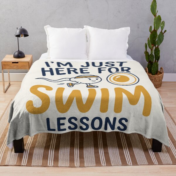 Item preview, I'm Just Here For Swim Lessons designed and sold by Amir Faysal.