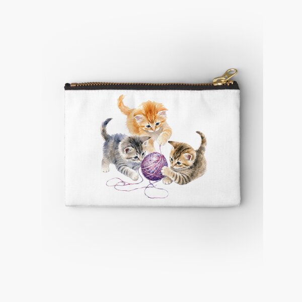 Item preview, Gatitos jugando con lana - Acuarela para habitación infantil designed and sold by PAPIRO SIGLO XXI.