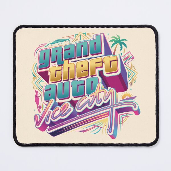 Item preview, Grand Theft Auto VI Vice City Retro Sunset Illustration | GTA 6 Inspired Gaming Art designed and sold by AmineHammadi99.