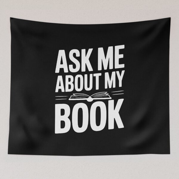 Item preview, Ask Me About My Book designed and sold by Frank Ring.
