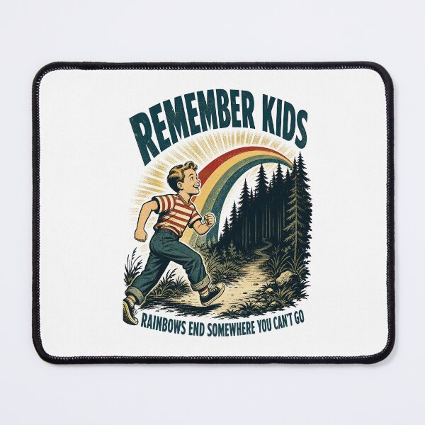 Item preview, Remember Kids Rainbows Creepy Vintage Dark Humor designed and sold by journeyengine.