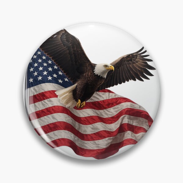 Item preview, American eagle flag t shirt designed and sold by IMOBILYARI.