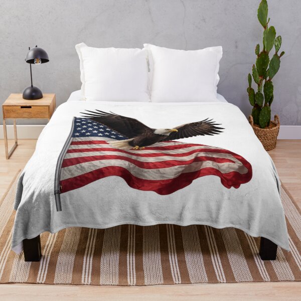 Item preview, American eagle flag t shirt designed and sold by IMOBILYARI.
