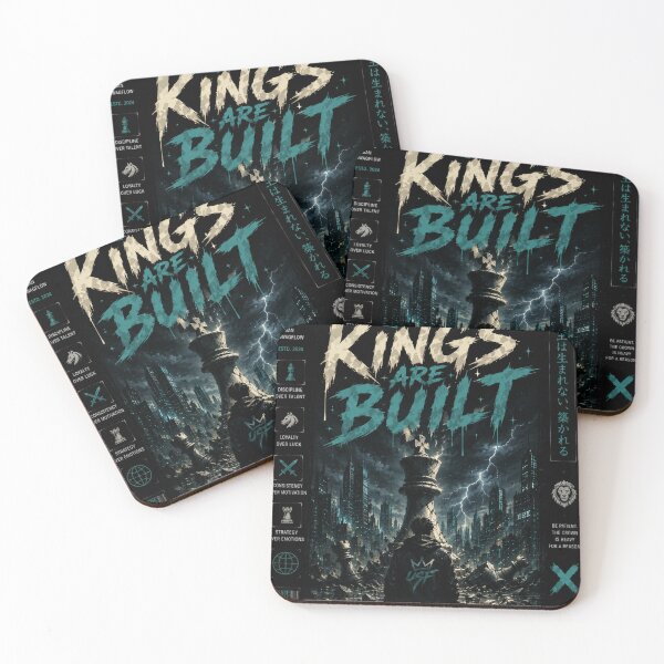 Item preview, Kings Are Built – Urban Streetwear Graphic Tee designed and sold by UrbanSwagFlow.