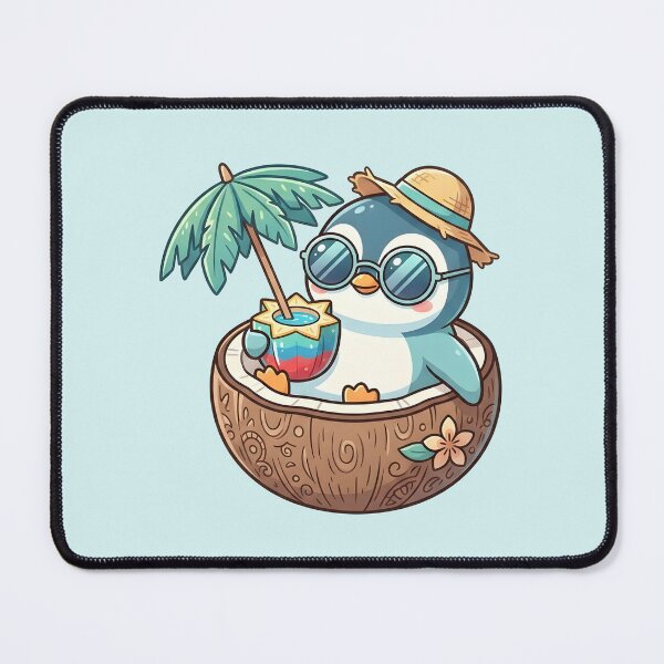 Item preview, Tropical Chill Penguin designed and sold by dreephic22.