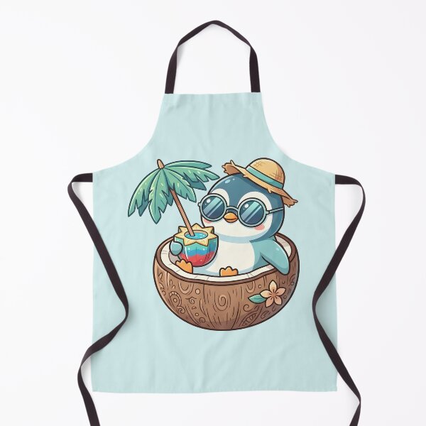 Item preview, Tropical Chill Penguin designed and sold by dreephic22.