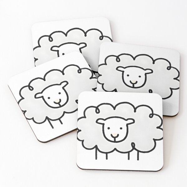 Item preview, Fluffy White Sheep Cute Cloud Animal Mascot designed and sold by Ninminji.