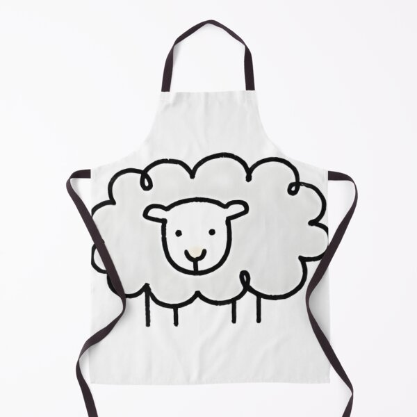 Item preview, Fluffy White Sheep Cute Cloud Animal Mascot designed and sold by Ninminji.