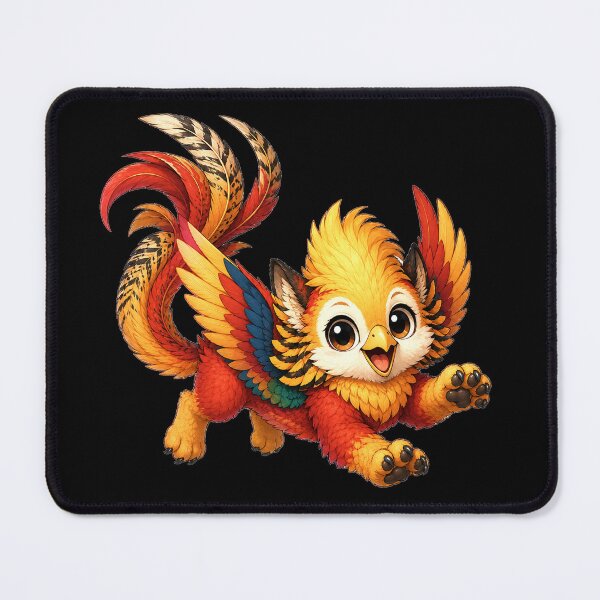 Item preview, Cute Baby Golden Pheasant Griffin  designed and sold by Hatchling Hollow.