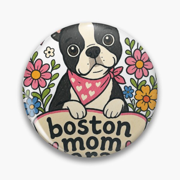 Item preview, Boston Terrier Mom Era designed and sold by VisualArtsOasis.