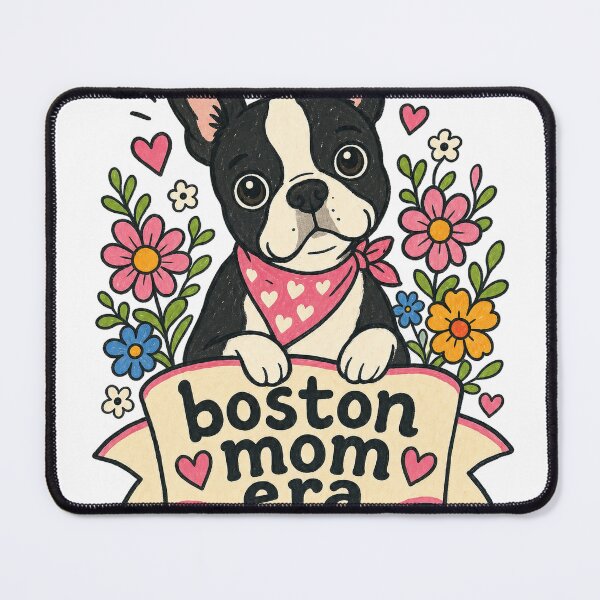 Item preview, Boston Terrier Mom Era designed and sold by VisualArtsOasis.