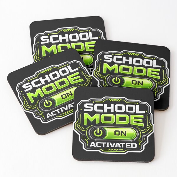 Item preview, School Mode Activated Funny Gamer Back To School Tech Design designed and sold by mansourhamid.