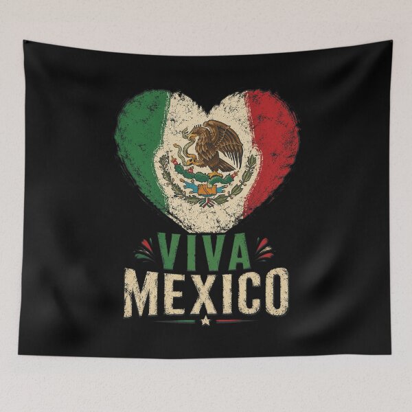 Item preview, Mexican Flag Heart Viva Mexico Independence Day designed and sold by OlakunleOloroz.