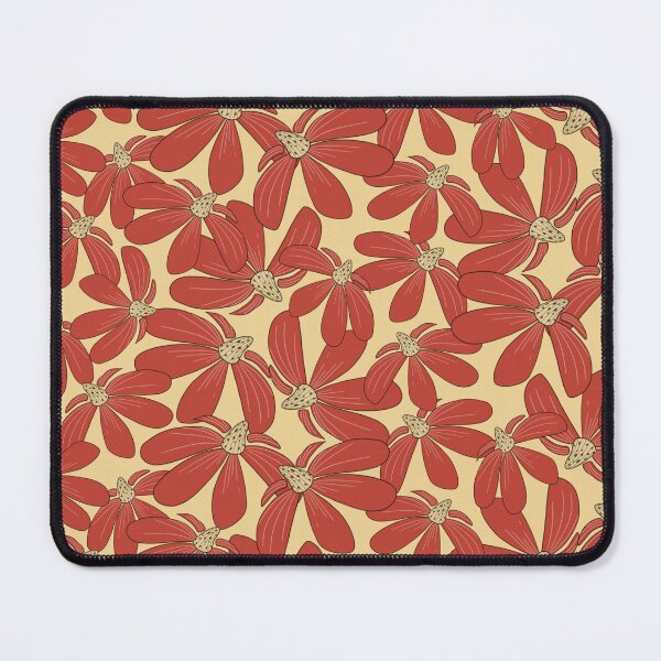 Item preview, Copy of Intense Floral red bloom - Aqua Background  designed and sold by Fiorart Studio .