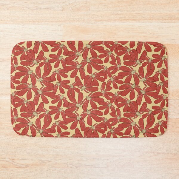 Item preview, Copy of Intense Floral red bloom - Aqua Background  designed and sold by Fiorart Studio .