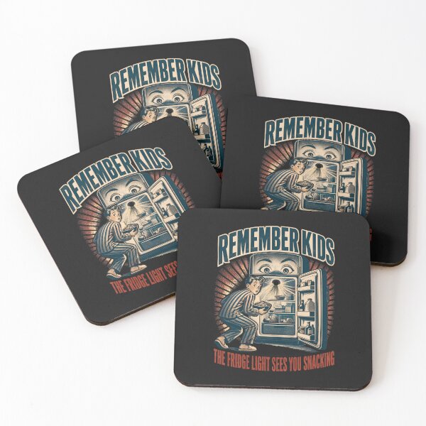 Item preview, Remember Kids Fridge Light Creepy Vintage Humor designed and sold by journeyengine.