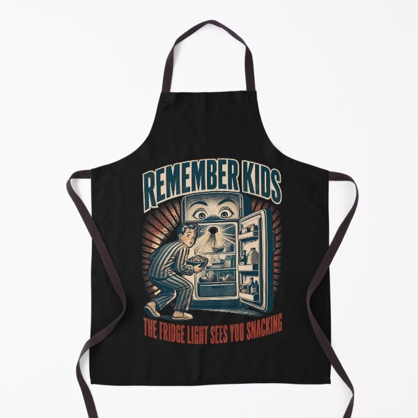 Item preview, Remember Kids Fridge Light Creepy Vintage Humor designed and sold by journeyengine.
