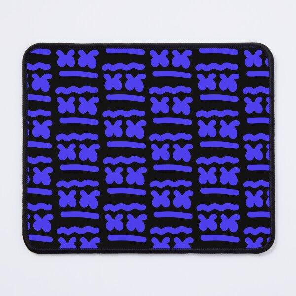 Item preview, Blue Abstract Doodle Face – Minimalist Hand-Drawn Character designed and sold by felipemaldonadoart.
