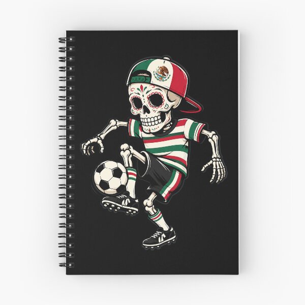 Item preview, Mexican Flag Soccer Ball Skeleton designed and sold by OlakunleOloroz.