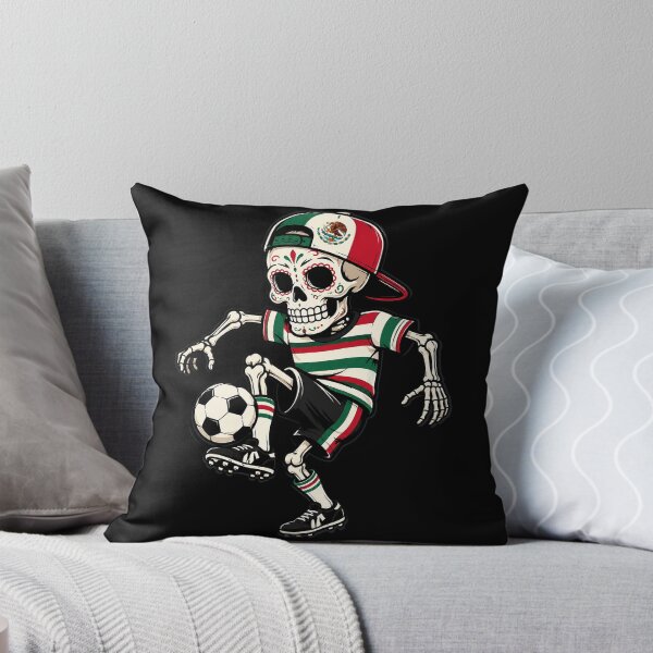 Item preview, Mexican Flag Soccer Ball Skeleton designed and sold by OlakunleOloroz.