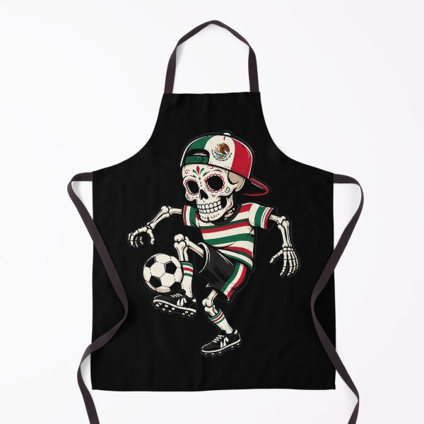 Item preview, Mexican Flag Soccer Ball Skeleton designed and sold by OlakunleOloroz.