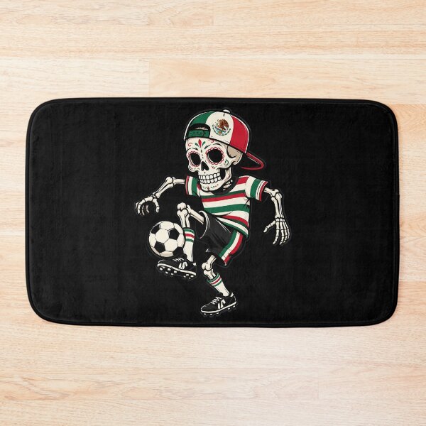 Item preview, Mexican Flag Soccer Ball Skeleton designed and sold by OlakunleOloroz.