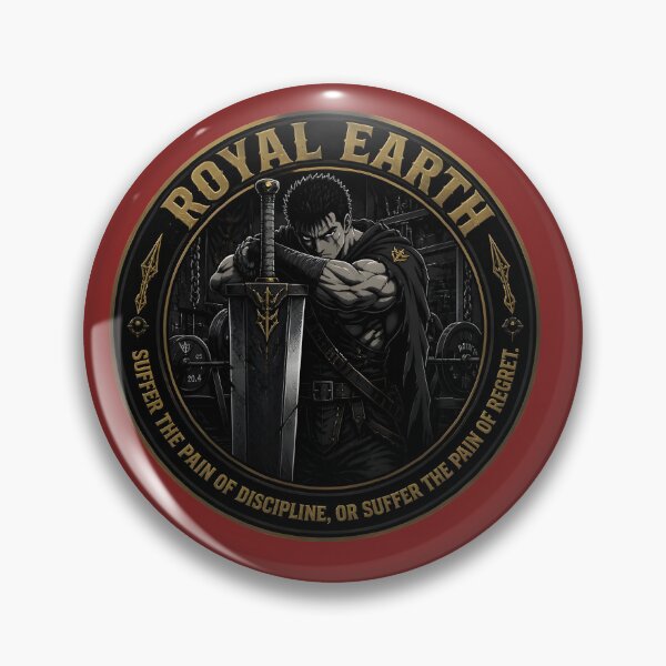 Item preview, Royal Earth Warrior Discipline Motivation Emblem designed and sold by RoyalEarthstore.