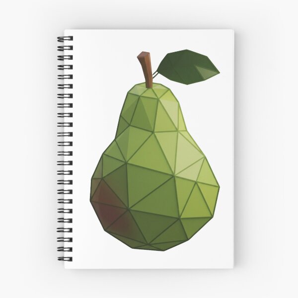 Item preview, Geometric Low Poly Green Pear designed and sold by Inka Moon Design.