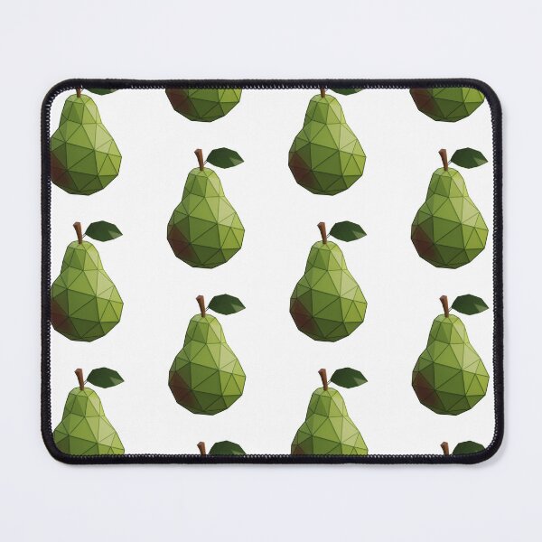 Item preview, Geometric Low Poly Green Pear designed and sold by Inka Moon Design.