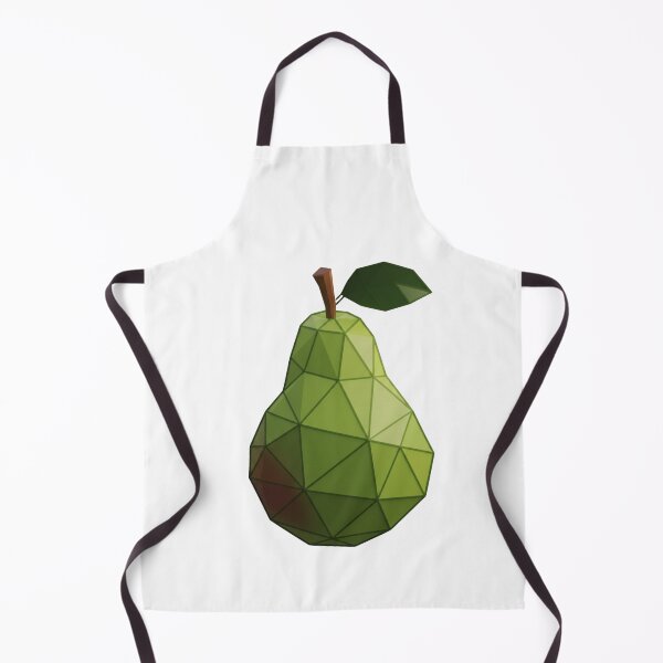 Item preview, Geometric Low Poly Green Pear designed and sold by Inka Moon Design.