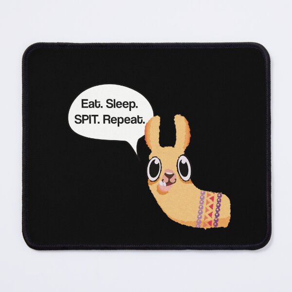 Item preview, Eat Sleep Spit Repeat | Cool Llama Pun Design designed and sold by Becky-Poppins.