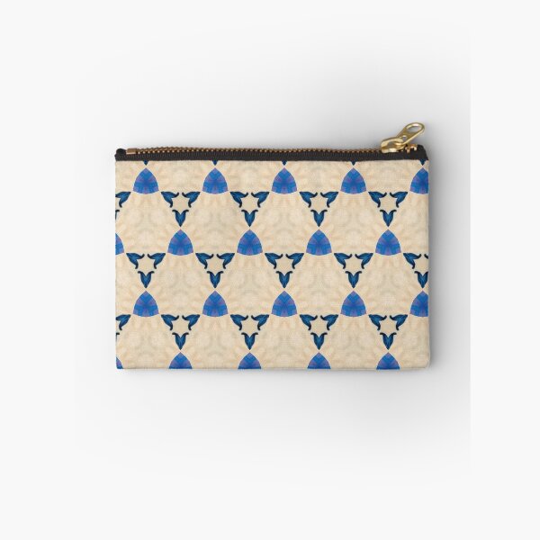 Item preview, Blue Triangle Geometric Seamless Pattern designed and sold by IntelliMindDesigns.