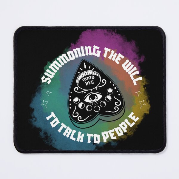 Item preview, Summoning The Will To Talk To People Rainbow Ouija Planchette designed and sold by Frafri92.