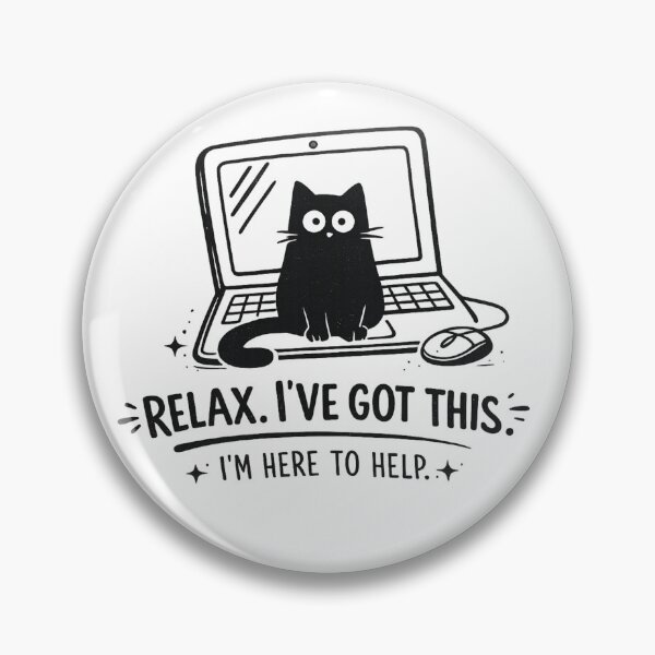 Artikelvorschau, Tech-Support-Katze – Entspann dich, ich hab das im Griff (lustiges Katzendesign) entworfen und verkauft von zenithviv.