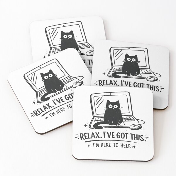 Item preview, Tech Support Cat – Relax I’ve Got This Funny Cat Design designed and sold by zenithviv.