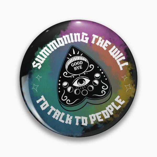 Item preview, Summoning The Will To Talk To People Rainbow Ouija Planchette designed and sold by Frafri92.