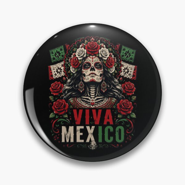 Item preview, Mexican Independence Day Sugar Skull Viva Mexico designed and sold by OlakunleOloroz.