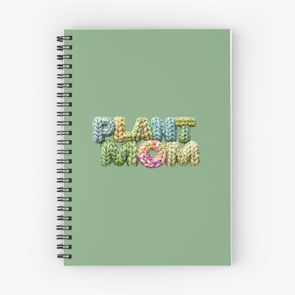 Item preview, Colorful Knitted Plant Mom Typography designed and sold by MegaNovaArt.