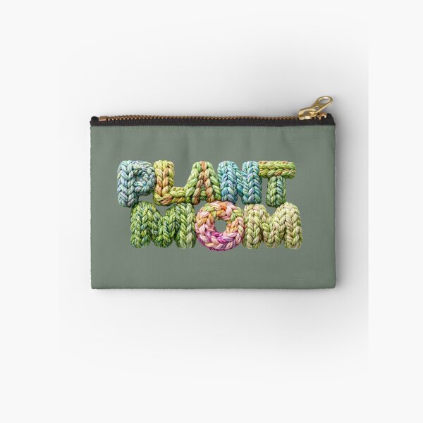 Item preview, Colorful Knitted Plant Mom Typography designed and sold by MegaNovaArt.