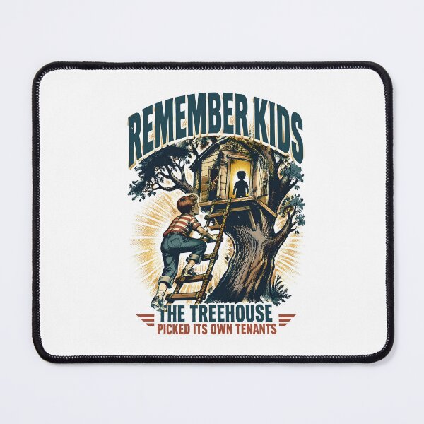Item preview, Remember Kids Treehouse Creepy Vintage Humor designed and sold by journeyengine.