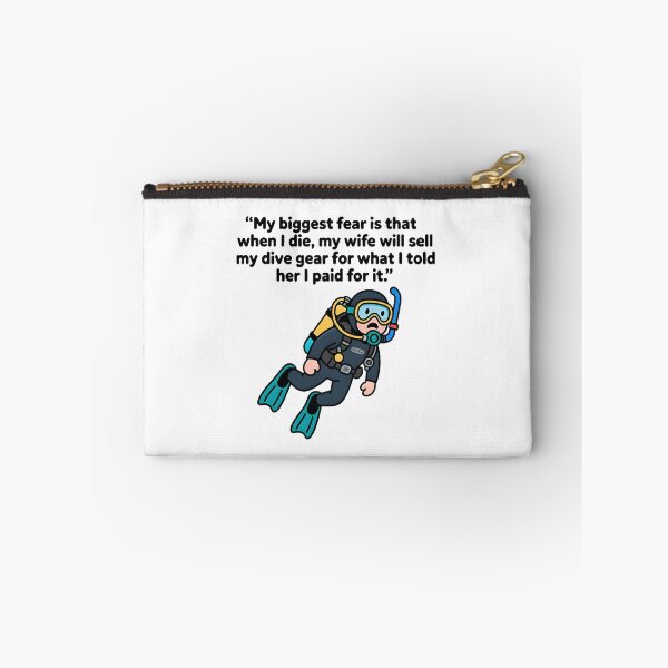 Item preview, Scuba diver and funny text designed and sold by pixeldizajn.
