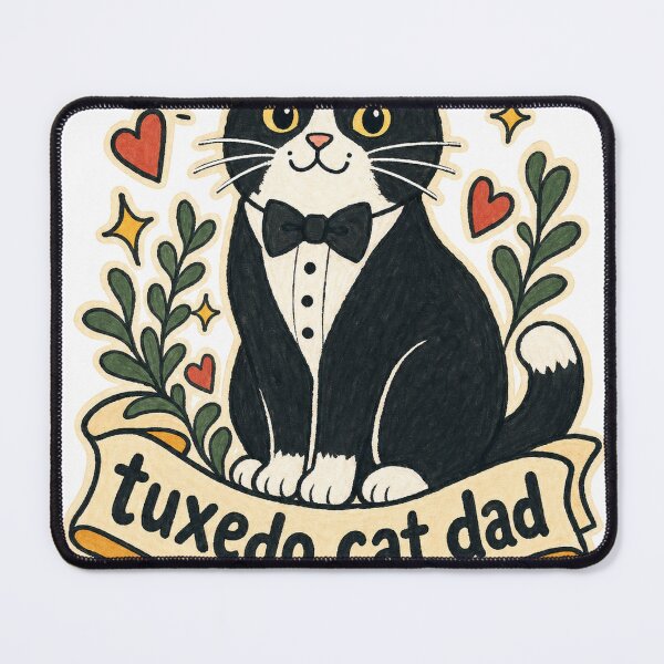 Item preview, Tuxedo Cat Dad designed and sold by VisualArtsOasis.