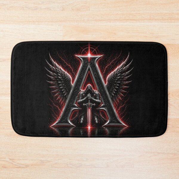 Item preview, Crimson Oath Sentinel Letter A designed and sold by BlissBlvdShop.