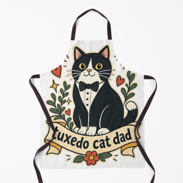 Item preview, Tuxedo Cat Dad designed and sold by VisualArtsOasis.