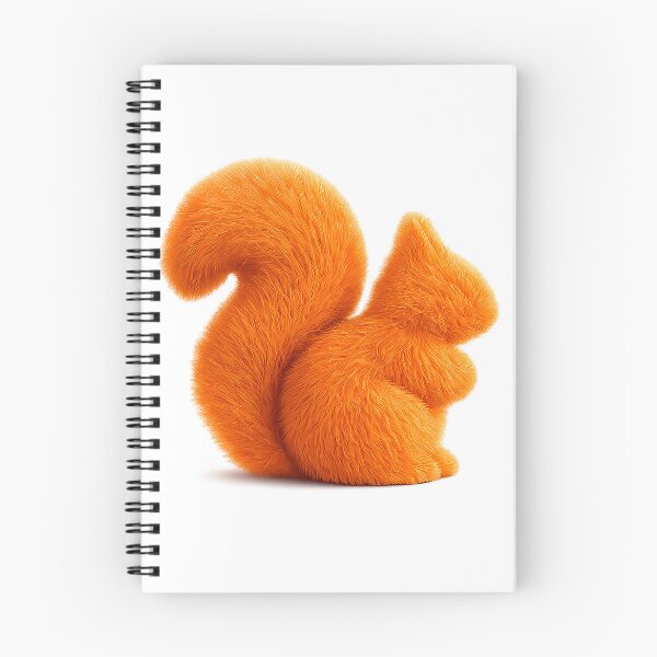 Item preview, Orange Fluffy Squirrel  designed and sold by SecretSquirrellDesigns.