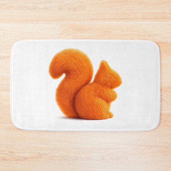 Item preview, Orange Fluffy Squirrel  designed and sold by SecretSquirrellDesigns.