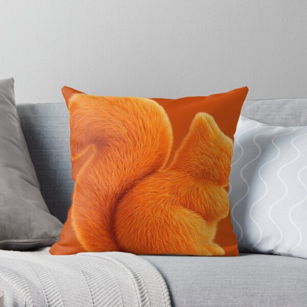 Item preview, Orange Fluffy Squirrel  designed and sold by SecretSquirrellDesigns.