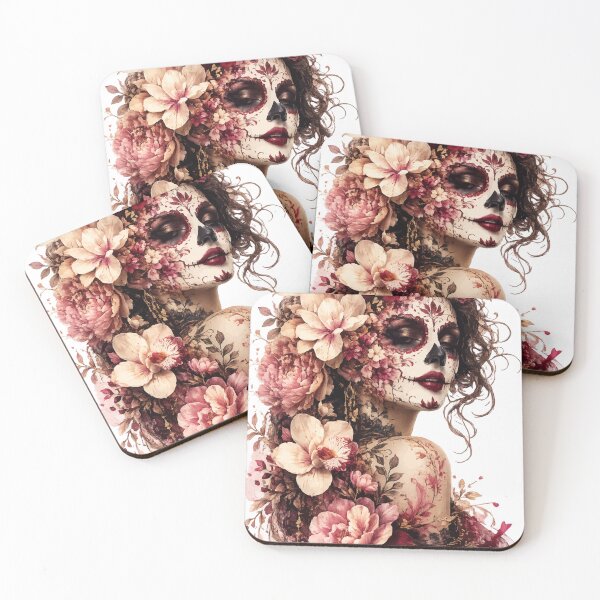 Item preview, Blooming Muse / La Catrina Collection designed and sold by ValentynaTyshenkoArt.